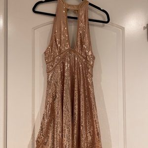 Free People film noir sequin dress Size 2
